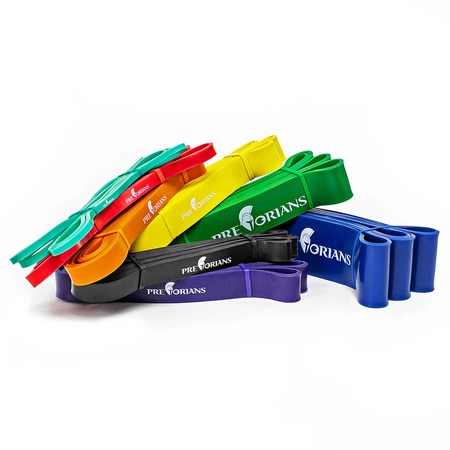 Zestaw 8 gum oporowych power band AC1012 Pretorians