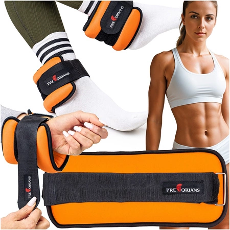 Obciążniki ciężarki na nogi kostki ręce nadgarstki 2x1,5kg Pretorians