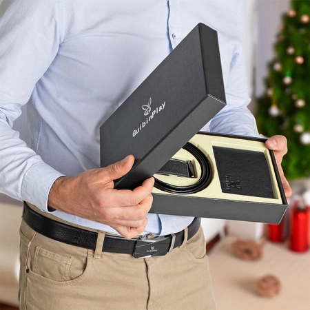 Męski zestaw prezentowy pasek i portfel na każdą okazję ZP05