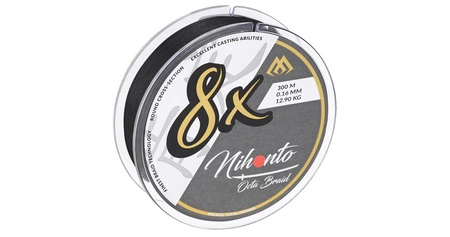 PLECIONKA - NIHONTO OCTA BRAID - 0.16mm/12.9kg/300m - CZARNA - op.1szp.