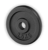 Obciążenie żeliwne 2x2.5kg krążek talerz otwór 26mm - zestaw 2 x 2.5kg