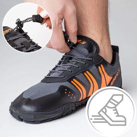 Buty do wody wodoodporne antypoślizgowe lekkie oddychające obuwie sportowe 42 szare