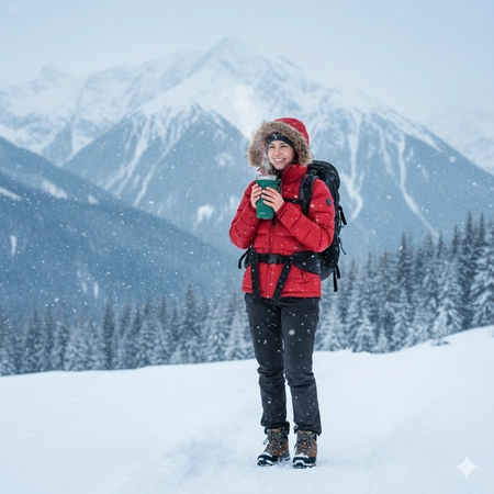 Kubek termiczny termos duży 550ml na herbatę kawę napój podróżny zielony