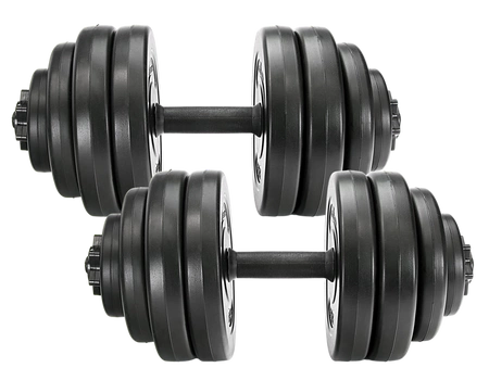 Hantle 2x15 kg gryfy obciążenia zestaw hantli