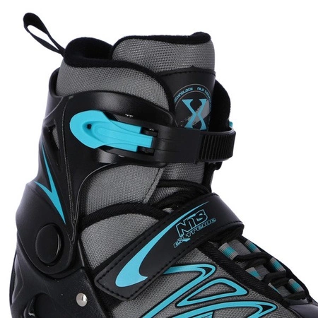 Łyżwy hokejowe NH2253A black/blue xs-l nils extreme