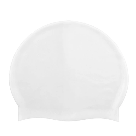 Czepek silikonowy na basen pływacki kąpielowy CP9 biały