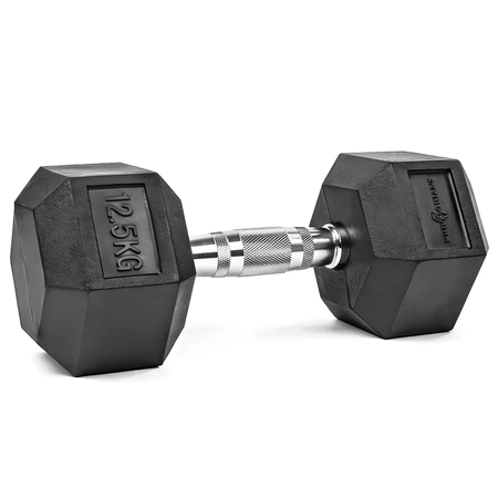 Hantla Hex 12,5kg ciężarek ogumowany