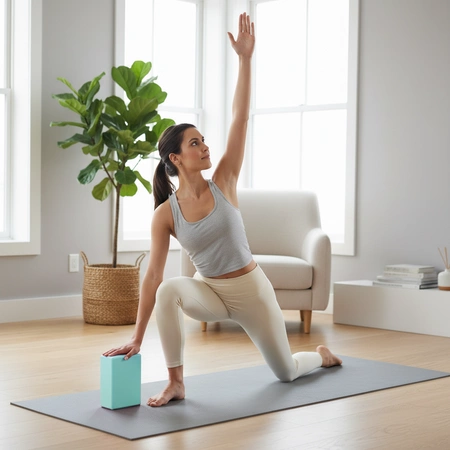 Kostka do jogi piankowa Pretorians 2 sztuki – turkusowe bloczki EVA