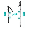 Kije trekkingowe do chodzenia kijki nordic walking srebrne 2szt.