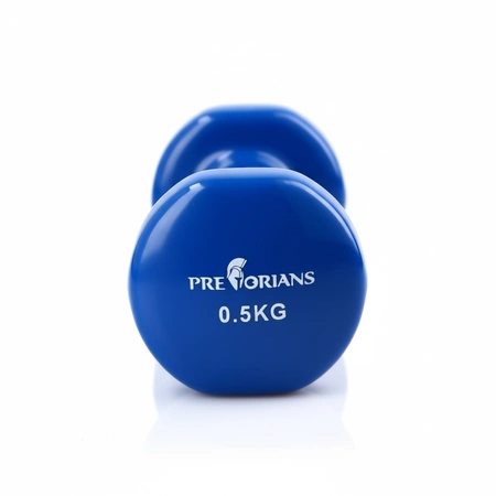 Hantelek żeliwny 0,5 kg winylowy Pretorians