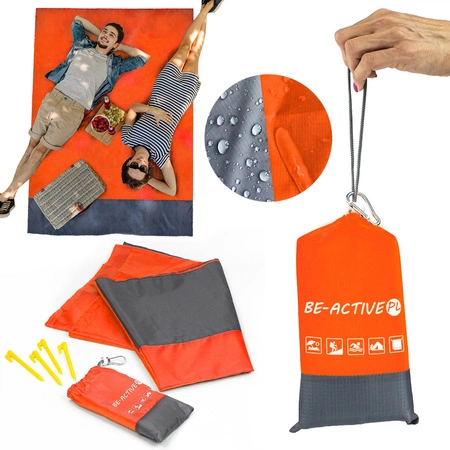 Mata plażowa piknikowa wodoodporna 140x200 MPW-11