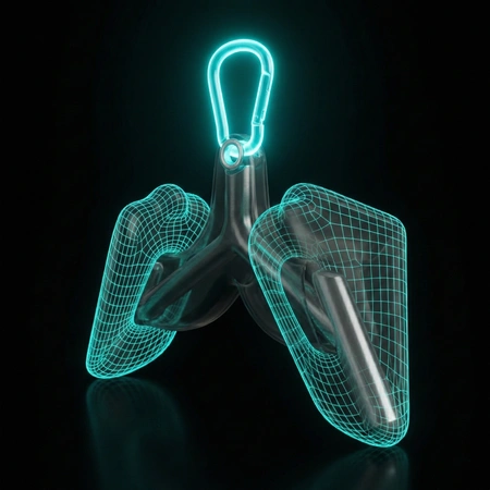 Uchwyt do atlasu wyciągu górnego i dolnego wąski ogumowany