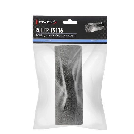 Wałek/roller do masażu 15cm FS116 black HMS