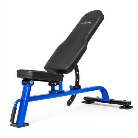 Ławka treningowa regulowana ze skosem ujemnym – stabilna ławka do ćwiczeń w domu