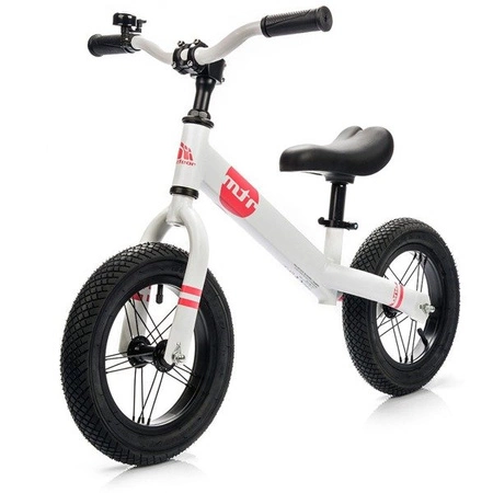 Rowerek biegowy dziecięcy biało-różowy 22533 Meteor