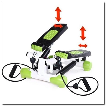 Stepper skrętny z linkami S3033 zielony hms