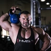 Kettlebell 6kg żeliwny pokryty winylem KNV06 blue hms