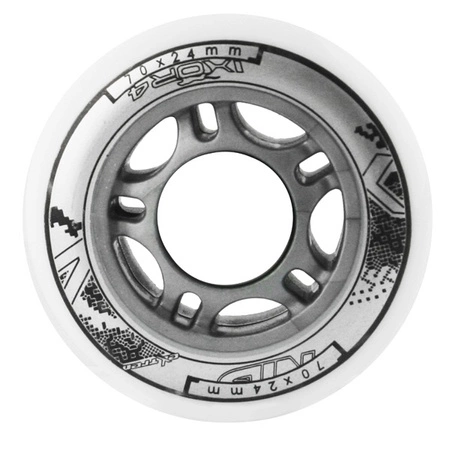 Kółka MILK 4 SZT. PU  70X24 82A  