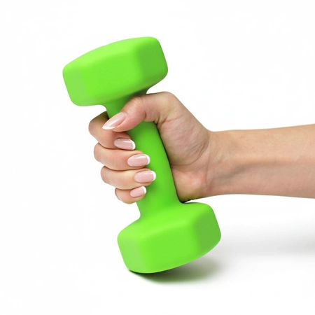 Hantla neoprenowa 1,5kg ciężarek fitness żeliwny do ćwiczeń