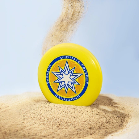 Dysk do frisbee Ultimate latający do rzucania DF-04 żółty