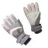 Rękawiczki narciarskie zimowe na snowboard narty M/L szaro-różowy