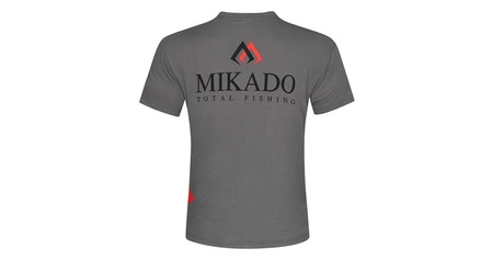 T-SHIRT - Z NADRUKIEM (REAL GREY) - rozm. S - op.1szt.