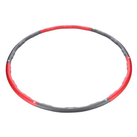 Hula hop 1,2 kg 100cm szaro-czerwone HHP002 HMS