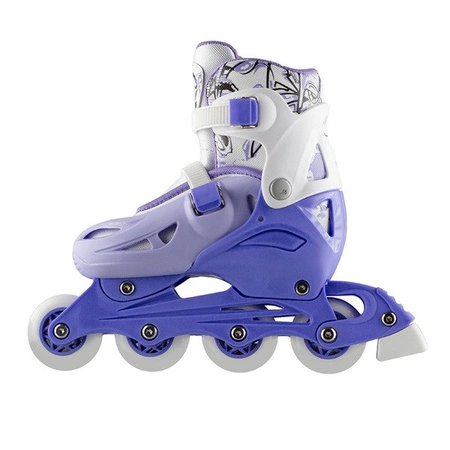 ŁYŻWY ROLKI NH0320 A SET 4W1 ŁYŻWOROLKI NILS EXTREME NIEBIESKIE regulowane ROZM. S 31-34