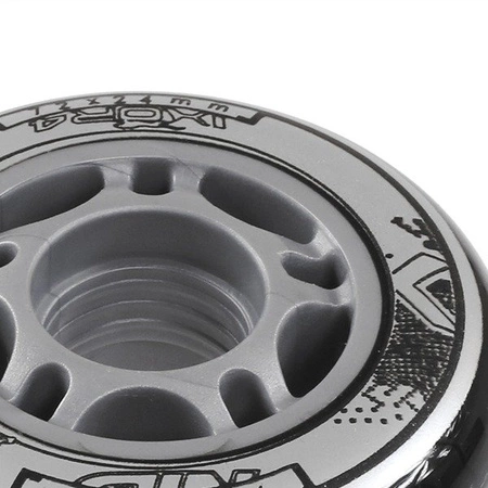 Kółka CZARNE 4 SZT. PU 72X24 82A