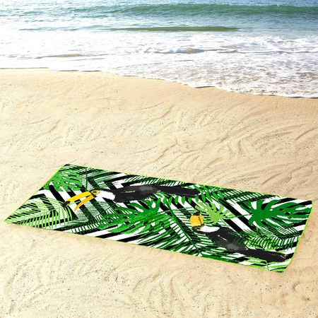 Ręcznik szybkoschnący z mikrofibry 130x80cm Tukany