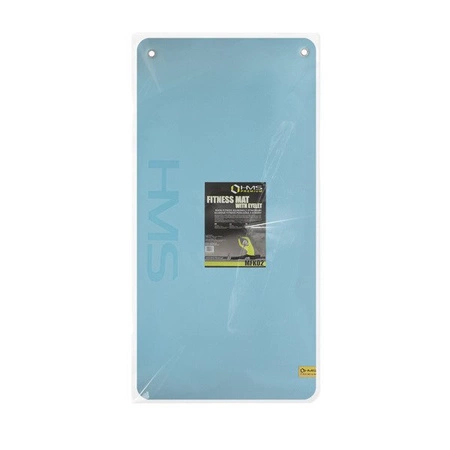 Mata fitness z otworami niebieska MFK02 HMS Premium