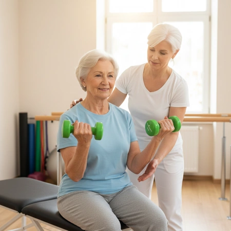 Hantle żeliwne 2 × 1 kg – zestaw hantli do ćwiczeń w domu