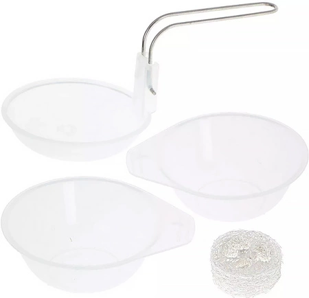 Zestaw garnków naczyń turystycznych na wyprawy ZG2-01 pomarańczowy