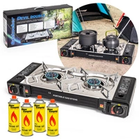 kuchenka podwójna + 4x gaz