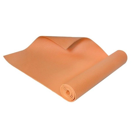 Gruba mata do ćwiczeń fitness 6mm HMS YM02 pomparańczowa