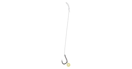 PRZYPON METHOD FEEDER - Z GUMKĄ - hak z zadziorem nr 8 / żyłka: 0.25mm/10cm - op.8szt.
