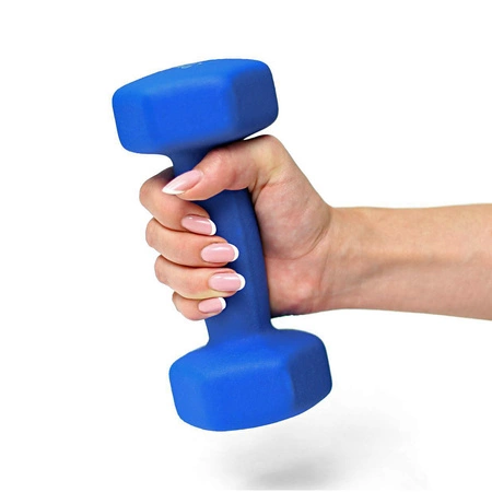 Hantla neoprenowa 2,5kg ciężarek fitness żeliwny do ćwiczeń