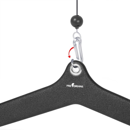 Uchwyt do wyciągu atlasu UD03 długi 55,5 cm gumowa powłoka