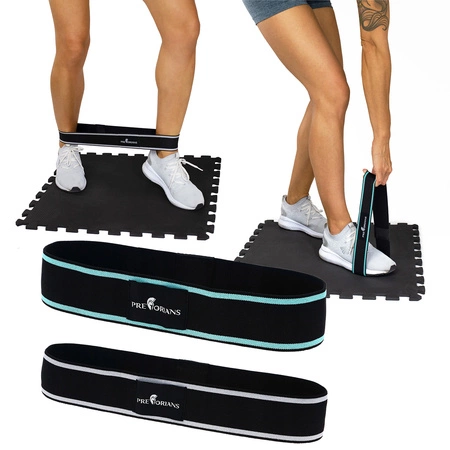 Gumy mini band materiałowe oporowe 2 szt Pretorians