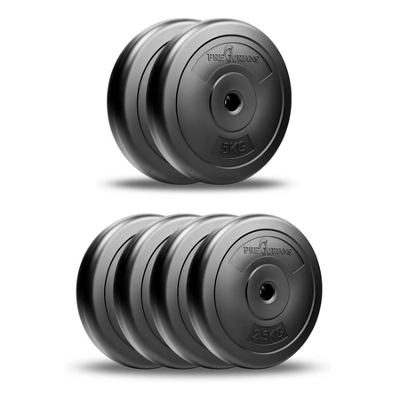 Zestaw do ćwiczeń 25kg z gryfem łamanym 120 cm i nakładem obciążeń