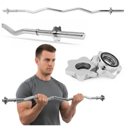 Sztanga / gryf lekko łamany 120cm / 25mm gwintowany