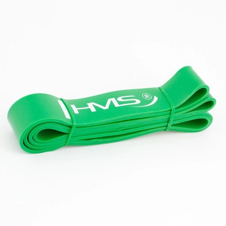 Guma fitness power band zielona 17-55 kg HMS