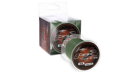 PLECIONKA - CARP OCTA BRAID - 0.18mm/16.4kg/300m - ZIELONA - op.1szp.