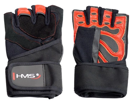 Rękawiczki na siłownię HMS RST01 rozm. S M L XL XXL RED