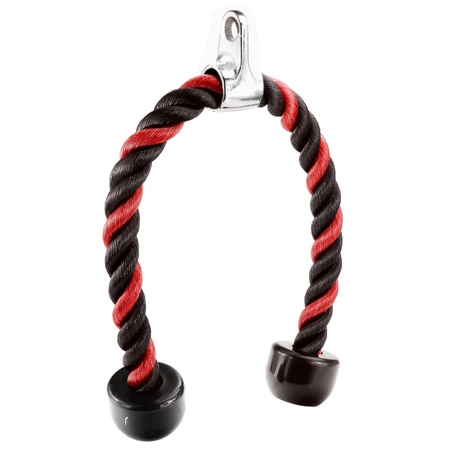 Sznur uchwyt lina do wyciągu atlasu na triceps UL03 czerwony Pretorians