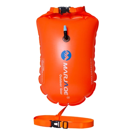 Bojka asekuracyjna dmuchana 2w1 sucha kieszeń 35L