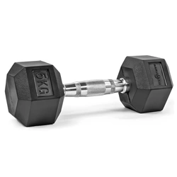Hantla Hex 5kg ciężarek ogumowany