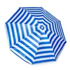 Parasol plażowy ogrodowy składany na balkon 180cm Niebieskie paski