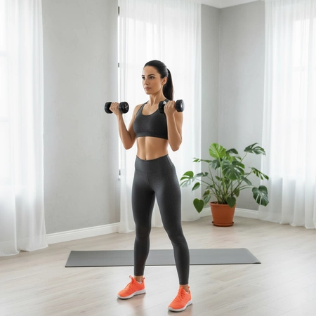 Hantle żeliwne 2 × 4 kg – hantle do ćwiczeń w domu i fitness