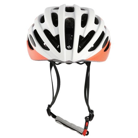 Kask rowerowy biało-pomarańczowy rozmiar L Nils Extreme MTW24